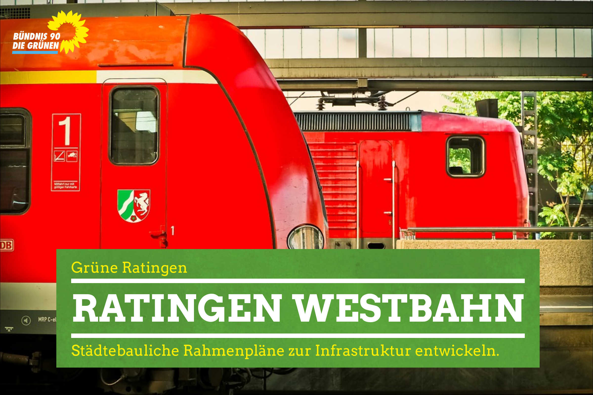Grüne Ratingen Rahmenpläne im Westbahnprojekt