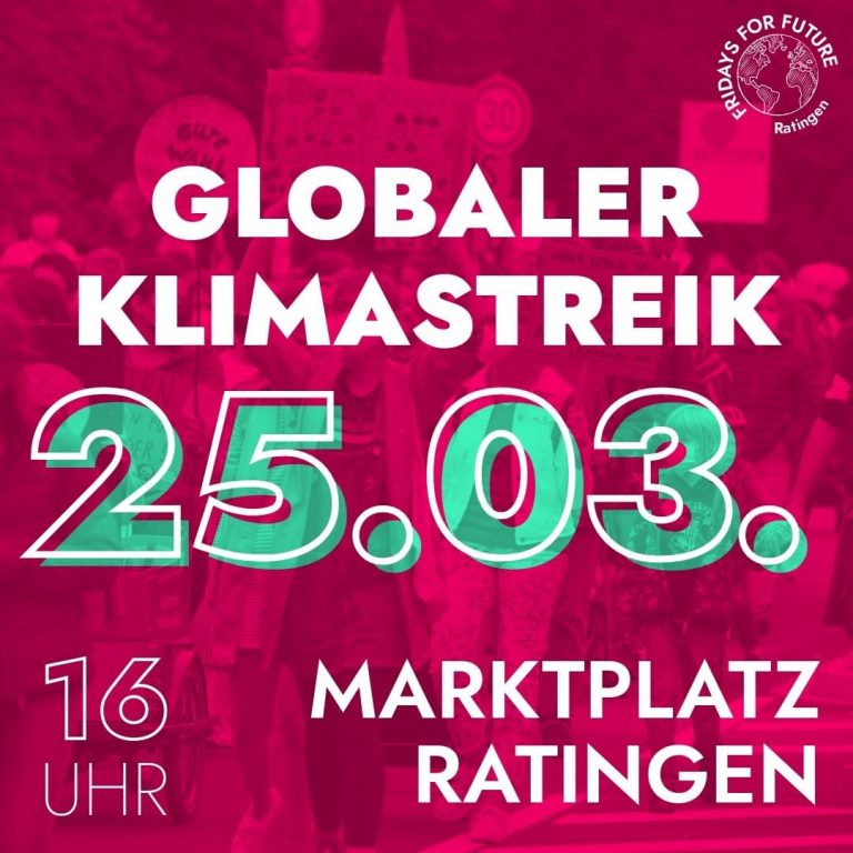 #AlleFürsKlima – Fridays for Future Demonstration in Ratingen