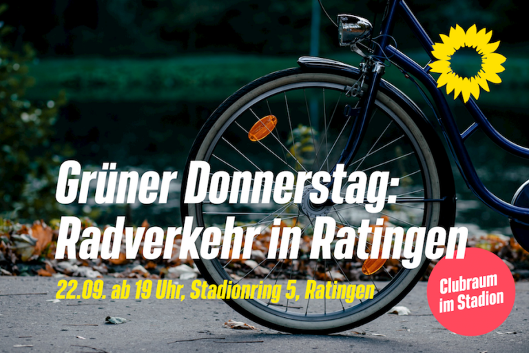 „Grüner Donnerstag“ am 22. September: Radverkehr in Ratingen